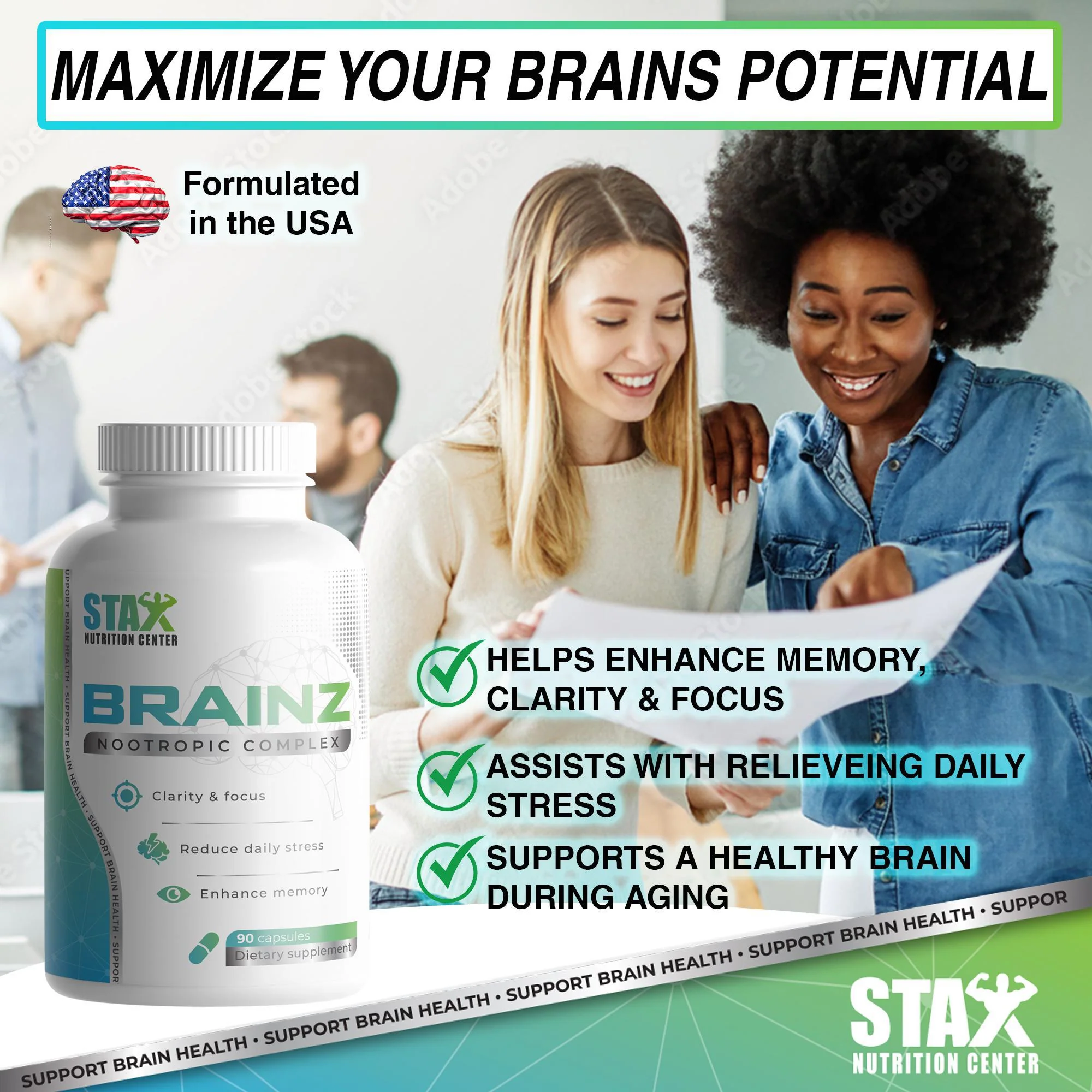 Brainz Nootropic Brain Supplement - Memory and Focus - Image 5