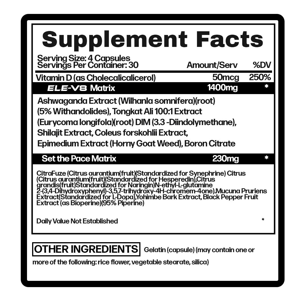 EleV8 [New Dimension] Natural Testosterone Enhancement - Image 3