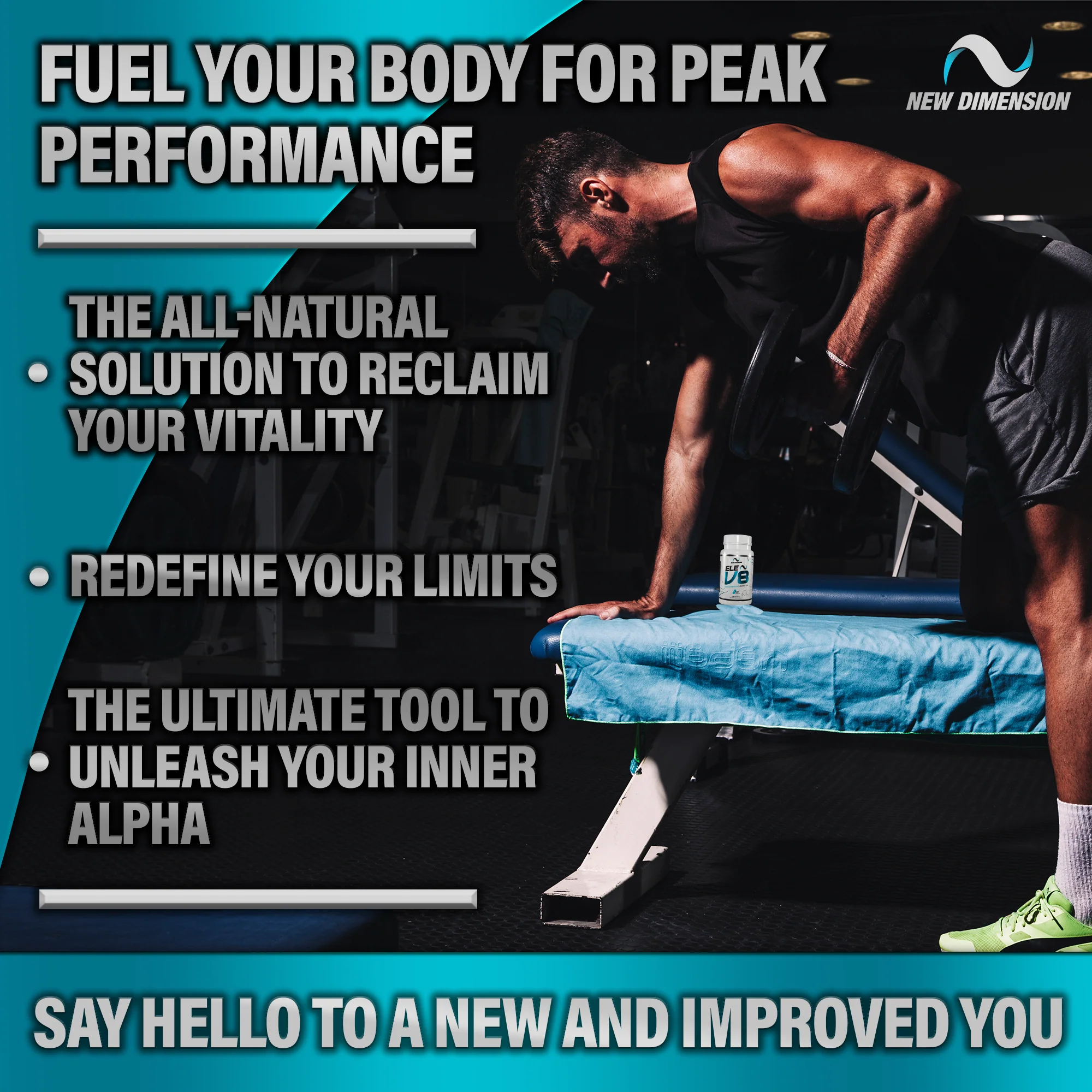 EleV8 [New Dimension] Natural Testosterone Enhancement - Image 5