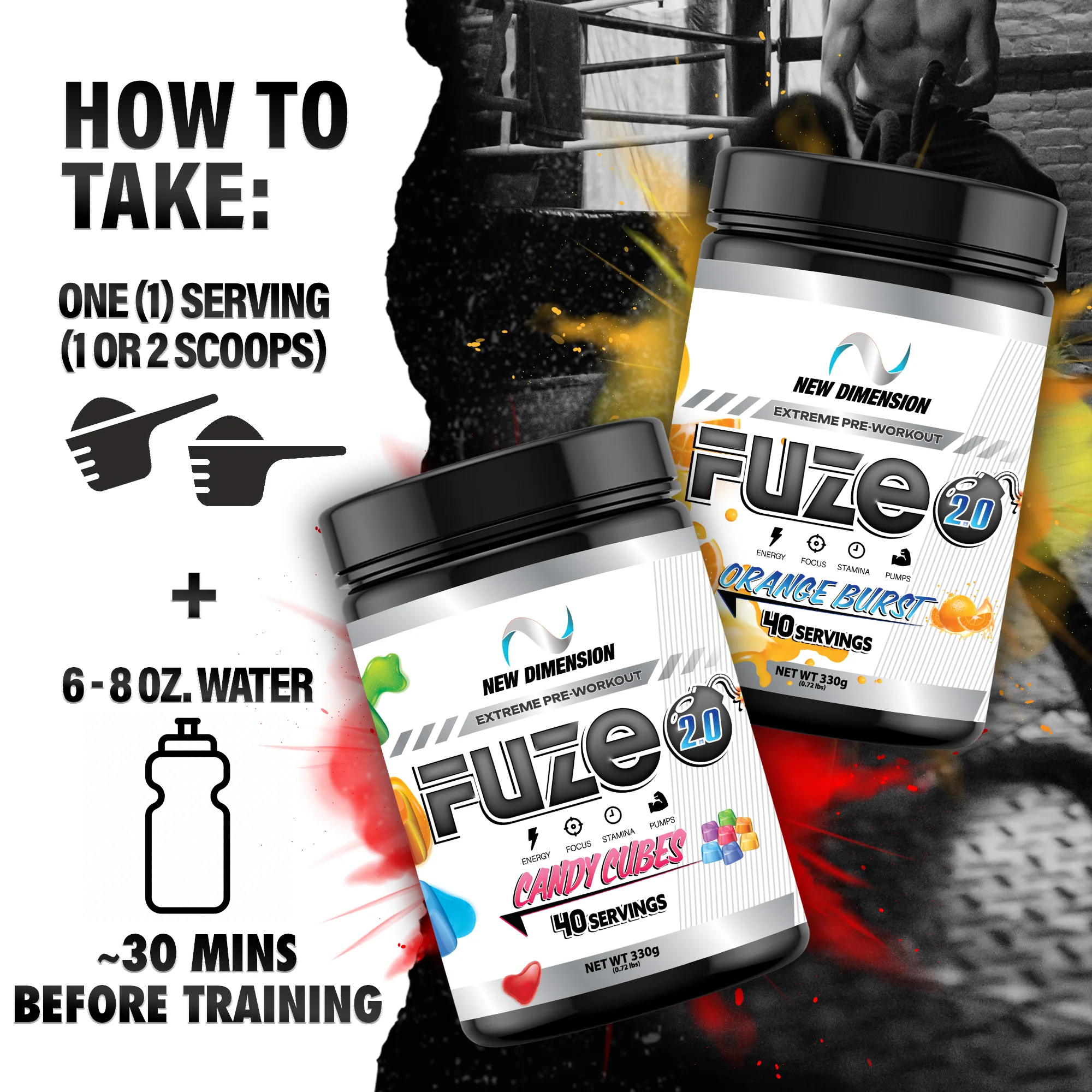 Fuze 2.0 Pre Workout [New Dimension] - Image 3